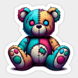 Creepy Teddy Bear Stickers for Sale TeePublic